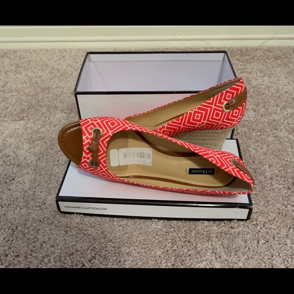 Orange and white wedge!